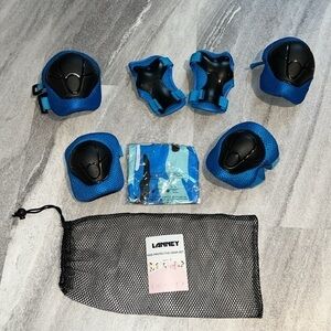 Kids protective gear for biking, blading, etc. wrist guards knee pads elbow pads